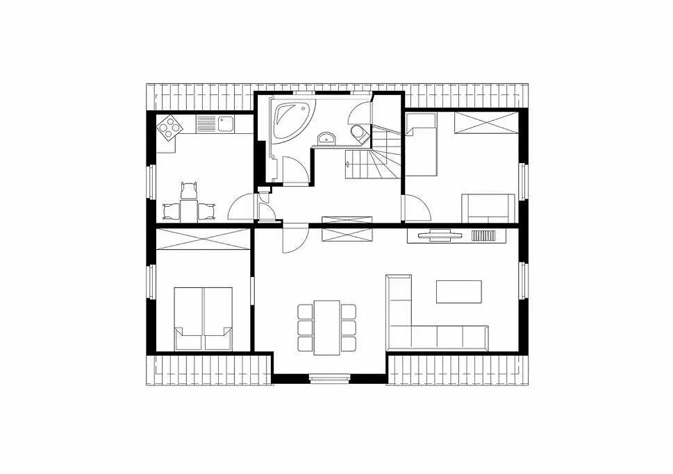 Town-Villa, Apartment, Living Room With Big Sofa Bed , 2 Bedroom, 1Kitchen, 1Bathroom, 1 Office, 1 Garden Berlín 0*,  Německo